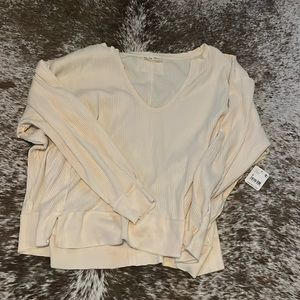 Free people waffle top
